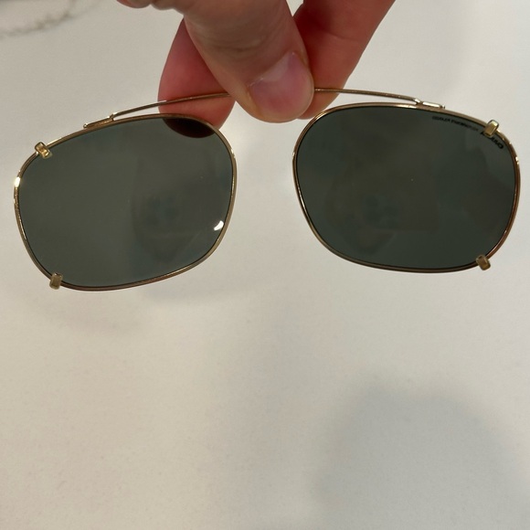 E-Clips Clip On Sunglasses Made in Italy 4WB 50 19 Brown Tortoiseshell - Picture 3 of 10